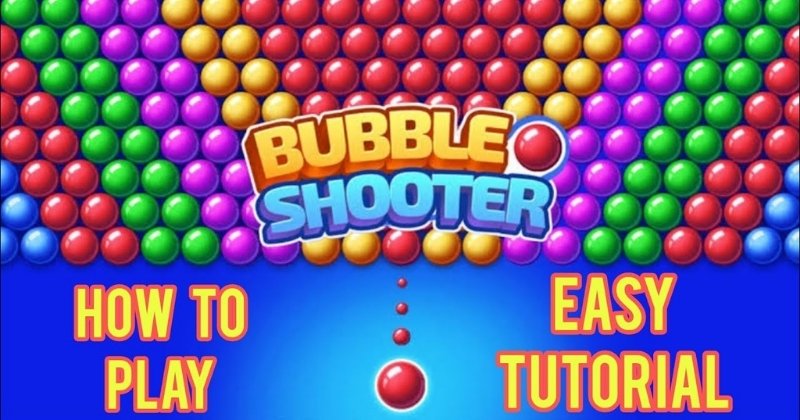 How do you play Bubble Shooter​ and clear every board?