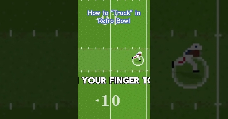 What are the controls of Retro Bowl?