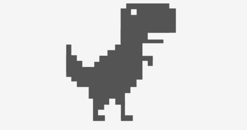 How to play the no internet Google Chrome dinosaur game