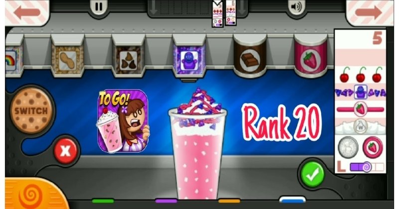 What is the highest rank in Papa's Games?
