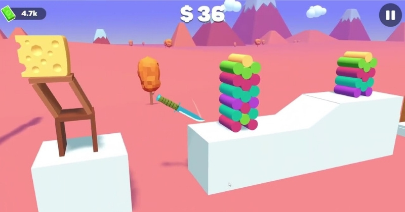 Do mobile versions of Slice Master have the same number of levels?